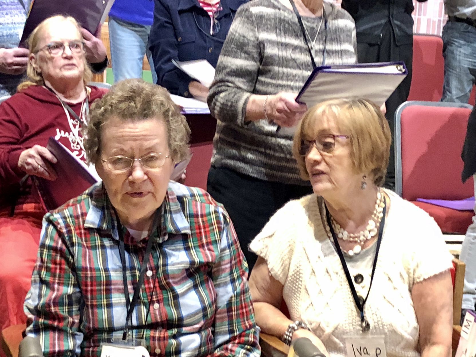 Stand in the Light Memory Choir rehearsal